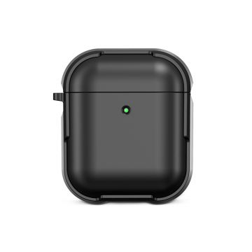 WIWU DEFENSE ARMOR STRONG METAL ULTIMATE PROTECTION CASE FOR AIRPODS - BLACK