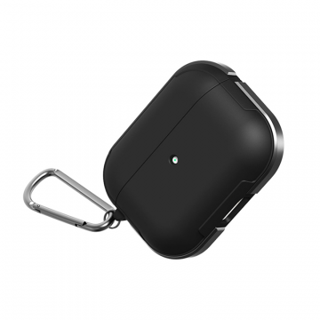 WIWU DEFENSE ARMOR STRONG METAL ULTIMATE PROTECTION CASE FOR AIRPODS PRO - BLACK