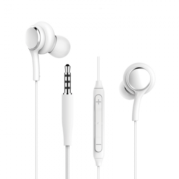 WIWU EARBUDS 310 JACK WIRED 3.5 CONNECTOR - WHITE