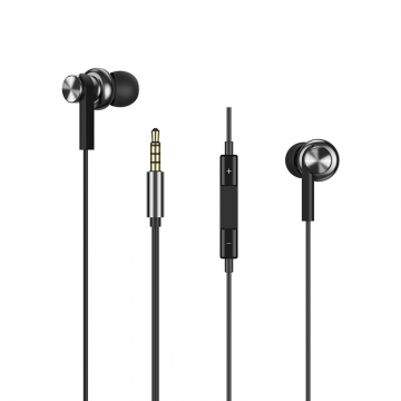 WIWU EARBUDS 311 JACK WIRED 3.5 CONNECTOR - BLACK