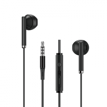 WIWU EARBUDS 312 JACK WIRED 3.5 CONNECTOR - BLACK