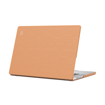 WIWU LEATHER SHIELD CASE FOR MACBOOK 14.2" PRO 2021 - BROWN