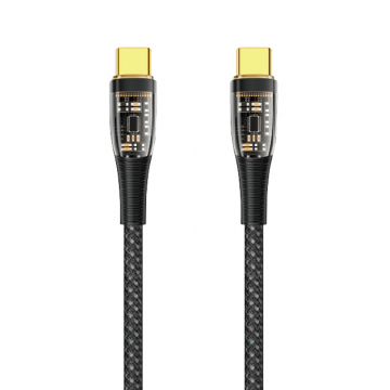 WIWU TM02 100W PD DATA CABLE TYPE-C TO TYPE-C 2M - BLACK