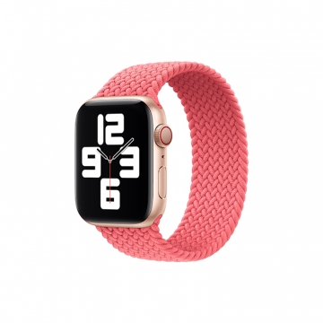 WIWU BRAIDED SOLO LOOP WATCHBAND FOR IWATCH (38-40MM / M:144MM) - PINK