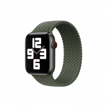 WIWU BRAIDED SOLO LOOP WATCHBAND FOR IWATCH (38-40MM / S:130MM) - GREEN