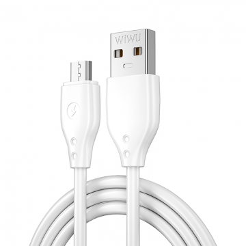 WIWU WI-C001 PIONEER USB TO MICRO CHARGING CABLE 2.4A 1M - WHITE