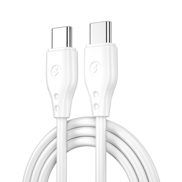 WIWU WI-C002 PIONEER 67W PD TYPE-C TO TYPE-C CHARGING CABLE 1M - WHITE