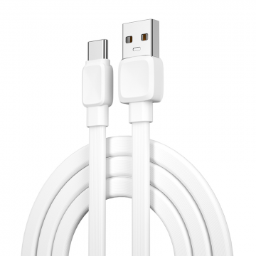 WIWU WI-C003 BRAVO USB TO TYPE-C CHARGING CABLE 2.4A 1M - WHITE