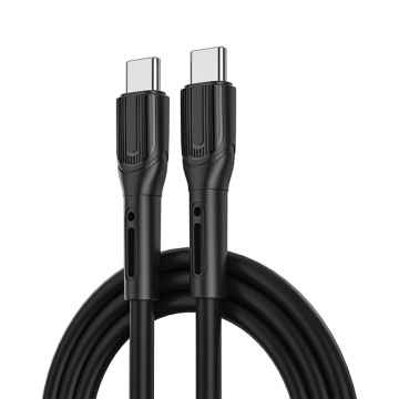 WIWU WI-C005 ARMOR 100W TYPE-C TO TYPE-C CHARGING CABLE 1M - BLACK