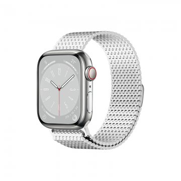 WIWU WI-WB002 DOMINO WATCHBAND FOR IWATCH 42-49MM - SILVER