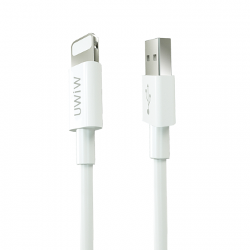 WIWU WP301 LIGHTNING TO USB CABLE THE ONE PD DATA CABLE 2.4A 1.2M - WHITE