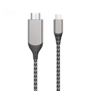 WIWU X10L TYPE-C TO HDMI CABLE 1.2M - GRAY