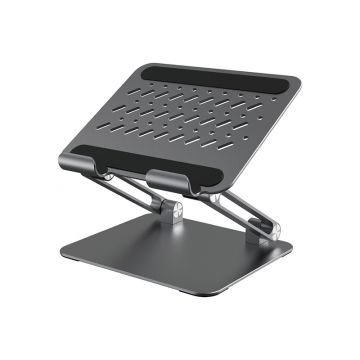 WIWU ZM105 FOLDING TABLET STAND FOR MOBILE PHONE AND TABLET - SPACE GRAY